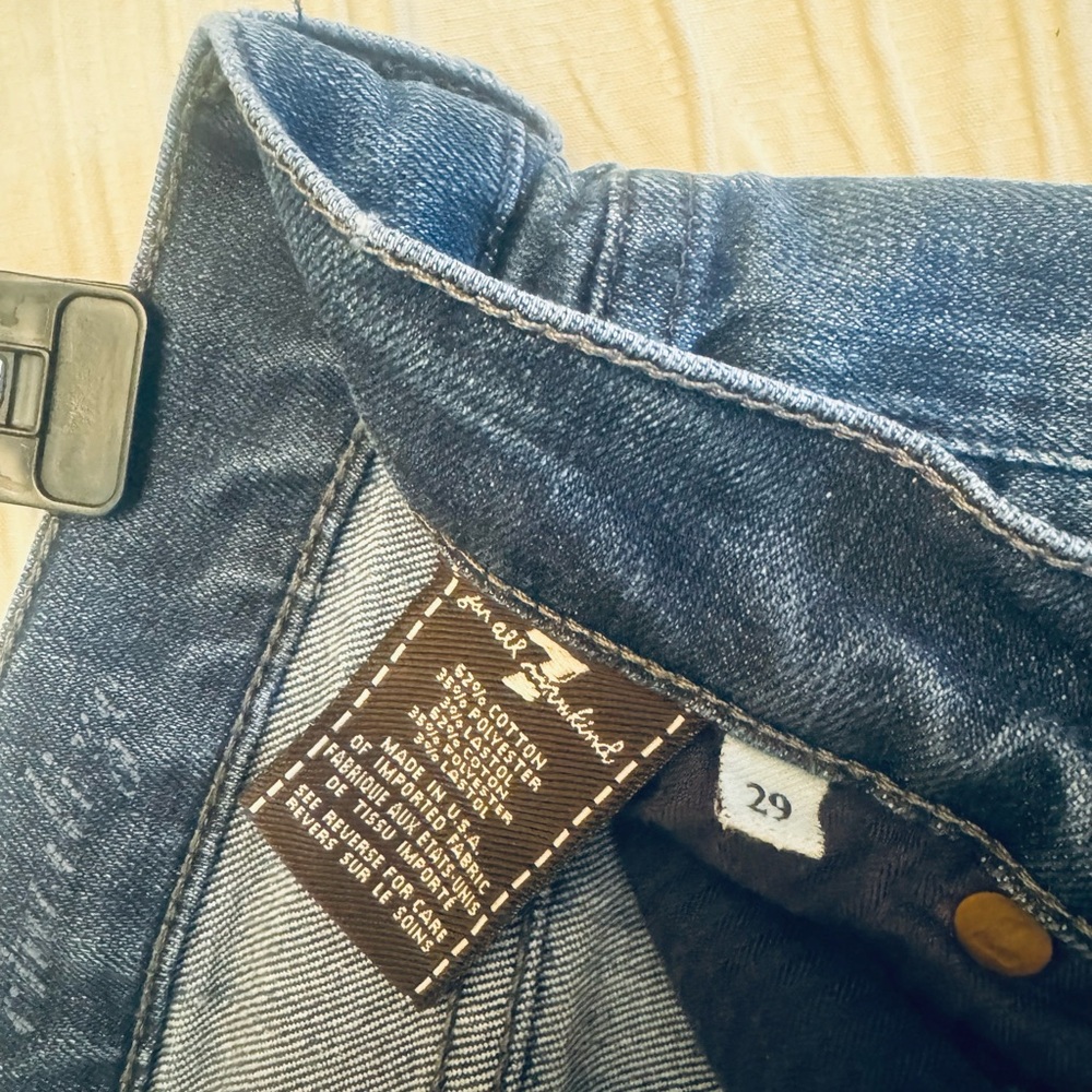 7 FOR ALL MANKIND Women’s Distressed Flare Jeans